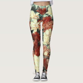 Blommigt Leggings med Illusion Effect