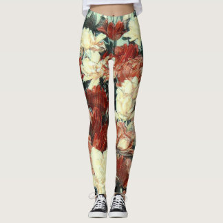Blommigt Leggings med Illusion Effect