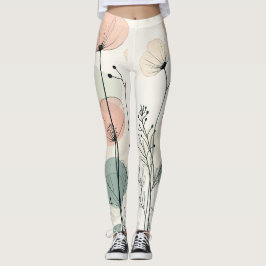 Blommigt Leggings - Mors dag design 1