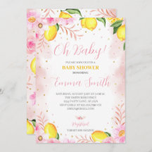 Blommigt Lemonade Baby Shower