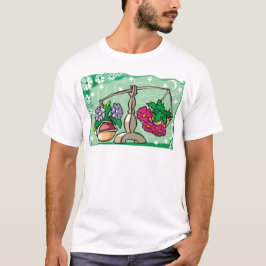 Blommigt Libra Scales (skalning av blommor) T Shirt