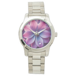 Blommigt Lila och Rosa Lilac Flower Armbandsur