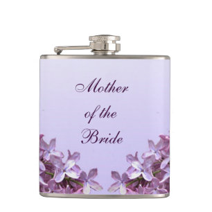 Blommigt Lilac Flowers Bröllop Budens mamma Fickplunta