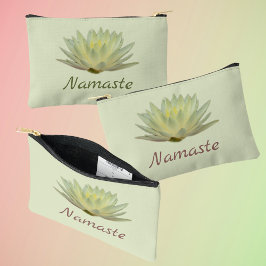 Blommigt Lotus Waterlily Gult Grönt Personlig
