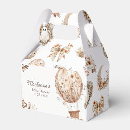 Blommigt Luftballong Baby Shower Presentaskar