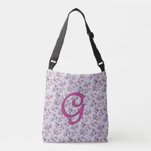 Blommigt Luxury Monogram G Axelväska