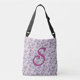Blommigt Luxury Monogram S Axelväska