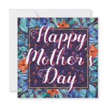 Blommigt Lycklig Elegant Boho Chic Anpassningsbar 