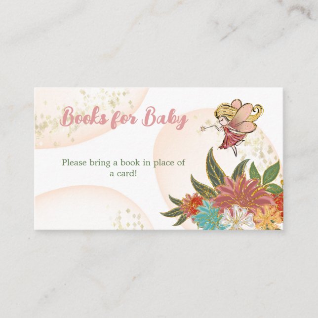 Blommigt Magic Fairy Woodland Bokar för Baby Game Tilläggskort (Framsida)