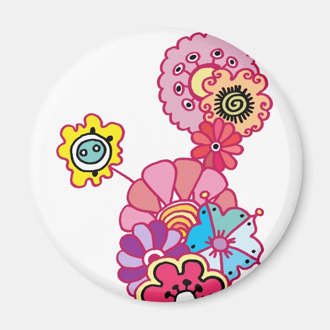 Blommigt Magnet (Framsidan)