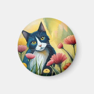 Blommigt Magnet
