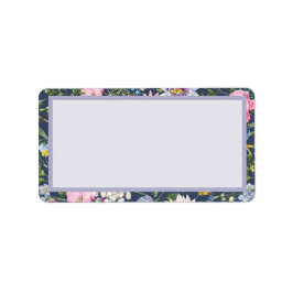 Blommigt - Maisy Adressetikett