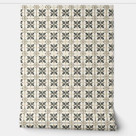 Blommigt Majesty Mini - Black och Guld