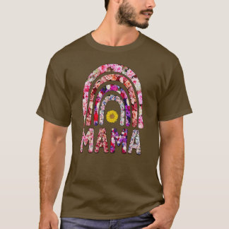 Blommigt Mamma 10 T Shirt