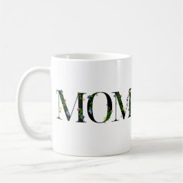 Blommigt Mamma Mugg, gift med Vild Flowers Kaffemugg