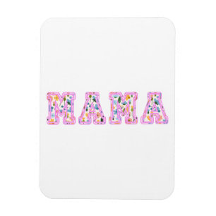 Blommigt Mamma Retro Mamma Boho Mor Magnet