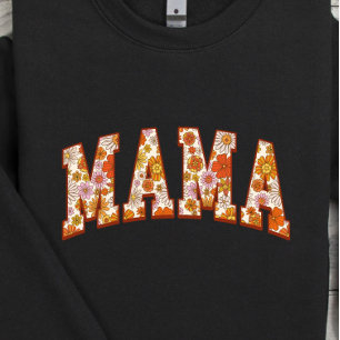 Blommigt Mamma Sweatshirt T Shirt
