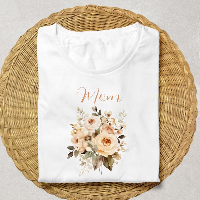 Blommigt Mamma T Shirt (Skapare uppladdad)