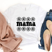 Blommigt Mamma T-shirt