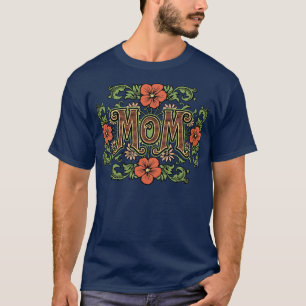Blommigt Mamma T Shirt
