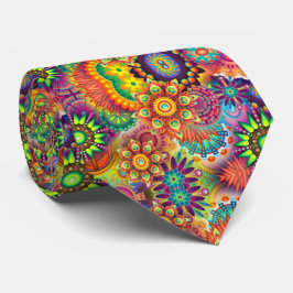 Blommigt Mandala Collage Psychedelic Slips