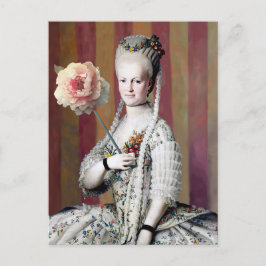 Blommigt Mask Diva Vykort