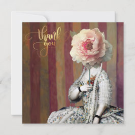 Blommigt mask på och av - Diva Tack Kort