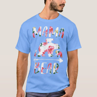 Blommigt matchande familjekonfigurationer, roligt  t shirt