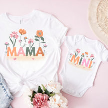 Blommigt Matching Mamma dotter