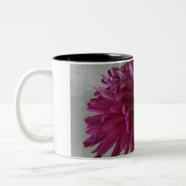 Blommigt Mauve Two-Tone Coffee Mugg
