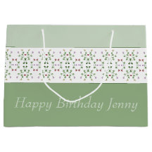 Blommigt med mönstrad trimmad