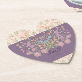 Blommigt med plasma underlägg papper