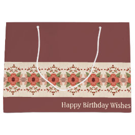 Blommigt med Rosa och persikor