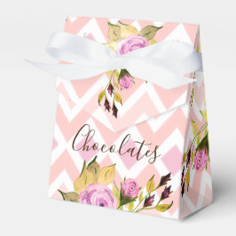 Blommigt med Rosa Presentaskar