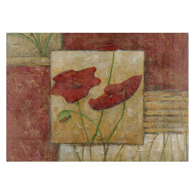 Blommigt med synliga penseldrag (Framsidan)