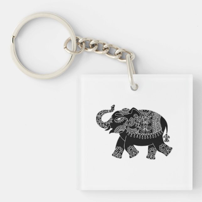 Blommigt Mehedi Elephant (Framsidan)