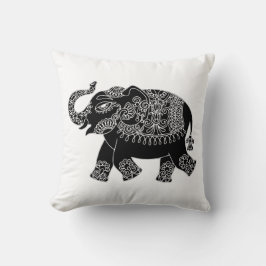 Blommigt Mehedi Elephant Dekorativ kudde