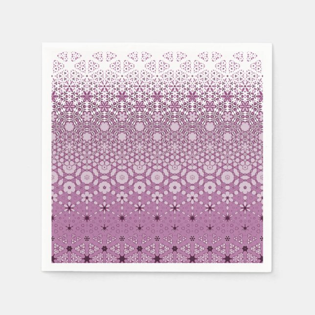 Blommigt Metamorfos Mönster Pappersservett (Framsidan)