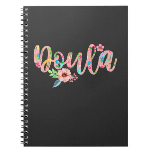 Blommigt Midfru Flower Cute Baby Birth Doula Anteckningsbok