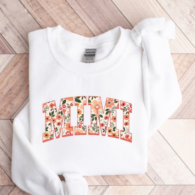 Blommigt Mimi Sweatshirt T Shirt (Skapare uppladdad)