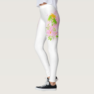 Blommigt Mode 12 baljväxter Leggings