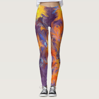 Blommigt Mode 16 baljväxter Leggings
