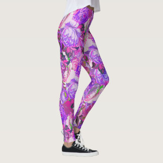 Blommigt Mode 17 baljväxter Leggings