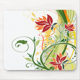 Blommigt Mode 1 Mousepad Musmatta