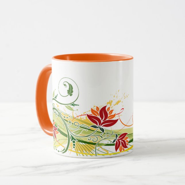 BLOMMIGT MODE 1 MUGG (Framsida vänster)