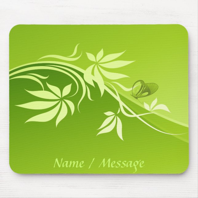 Blommigt Mode 4 Mousepad Musmatta (Framsidan)