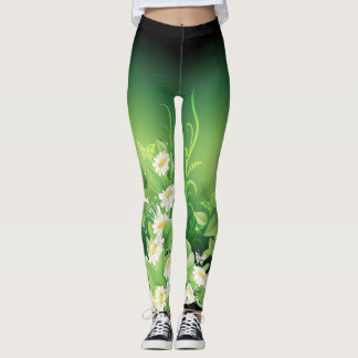 Blommigt Mode 7 Leggage Leggings