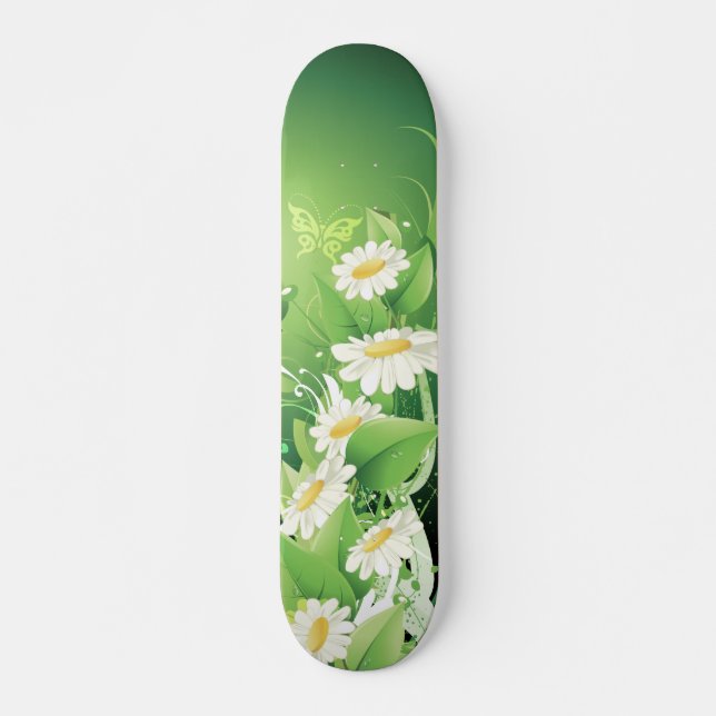 Blommigt Mode 7 Skateboard (Framsida)