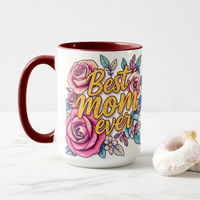 Blommigt Modern lyx Gift-samling Mugg (Med munk)