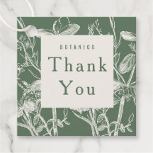 Blommigt Modern Tack för botaniskt Mörk Sage Cream